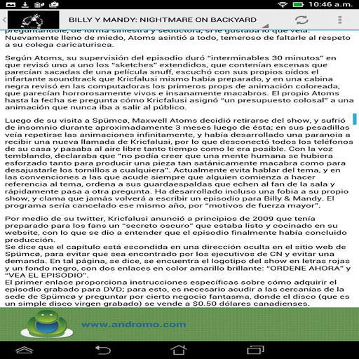 CreepyPasta App 1 تصوير الشاشة