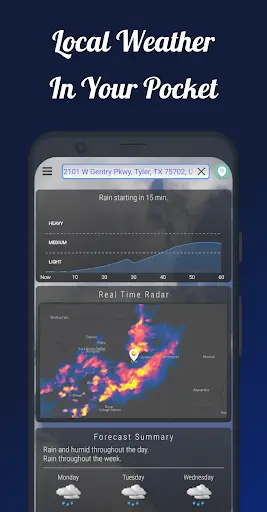 Weather App: Dark Sky Tech screenshot 1