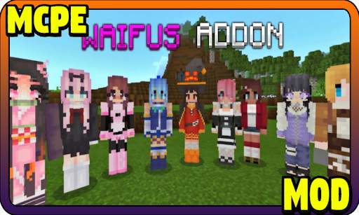 Waifus Addon MCPE - Minecraft Mod screenshot 3