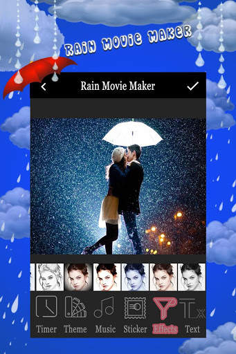 rain photo slide show with music screenshot 4