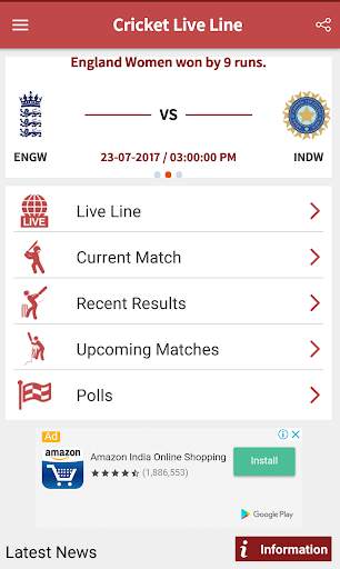 Cricket Live Line screenshot 2