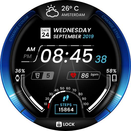 Cyber Watch Face 1.1.0