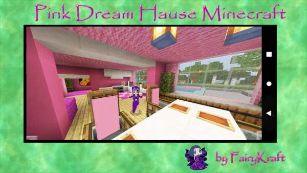 Pink Mansion map for Minecraft screenshot 3