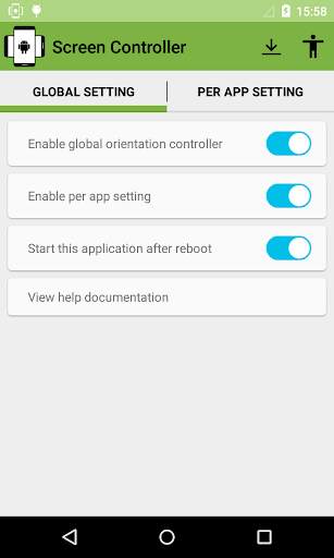 Screen Rotation Controller screenshot 1