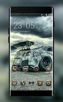 Metallic sports racing car theme screenshot 1
