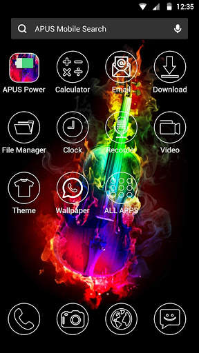 Colorful Guitar Music theme screenshot 2