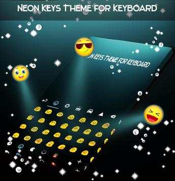 Neon Keys Theme for Keyboard screenshot 2