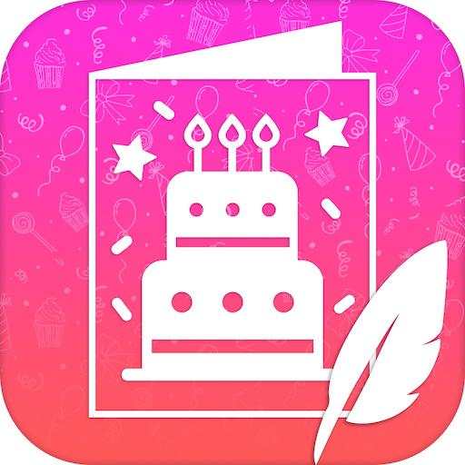 Name Photo On Birthday Cake Frame Card Gif Wishes 2.0.3