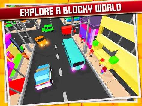 Blocky Car Craft Parking Sim screenshot 7