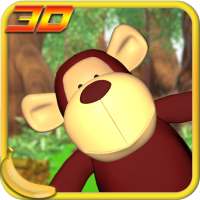 Jungle Monkey Fruit 3D Games
