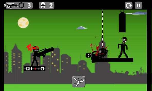 Stickman Zombie Shooter screenshot 1