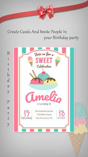 Birthday Invitation Card Maker screenshot 5