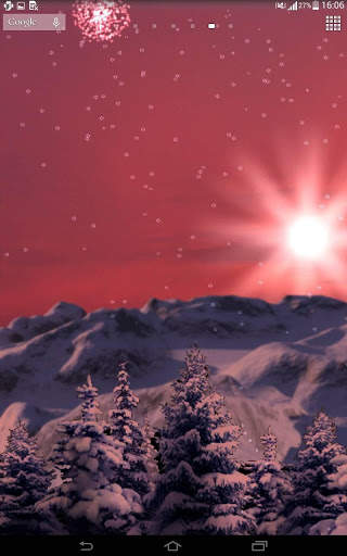 Snowfalling Live Wallpaper screenshot 3