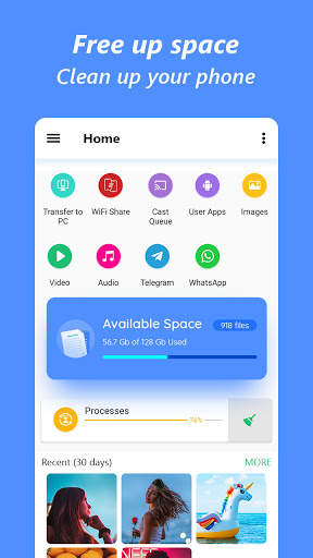 Files by File Manager - File Transfer, Power Clean screenshot 1
