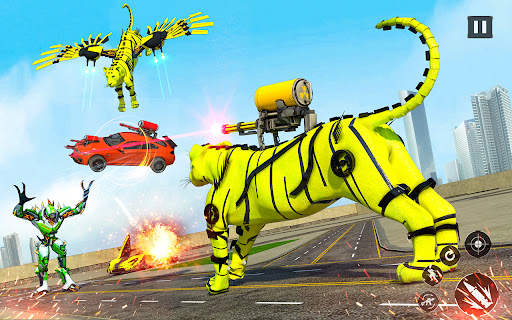 Panther Robot Transform Car screenshot 4