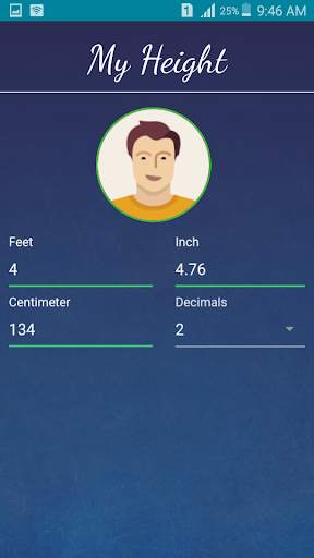 Height Converter - Feet-Inch to Cm Converter screenshot 4