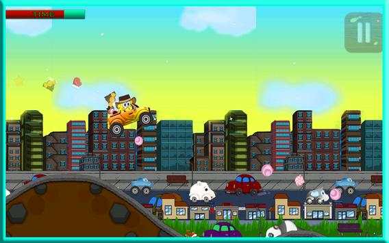 Super Sponge's Adventure  Speed racing Car screenshot 4