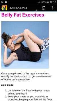 Belly Fat Exercises screenshot 8