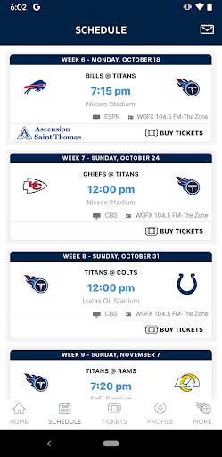 Tennessee Titans screenshot 5
