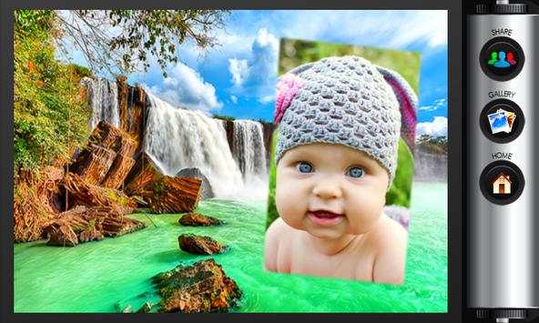 bingkai foto air terjun screenshot 5
