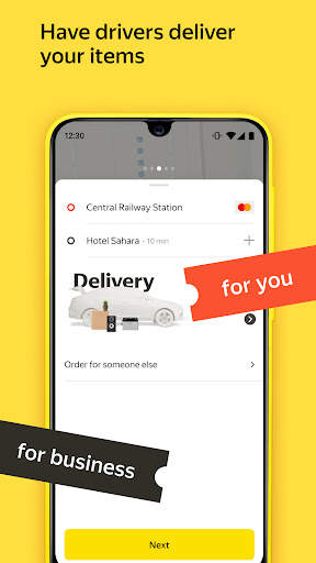 Yandex Go — taxi and delivery screenshot 4