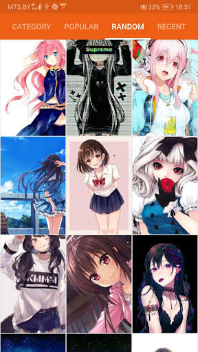 Anime Girl Wallpaper - Senpai anime wallpaper screenshot 3