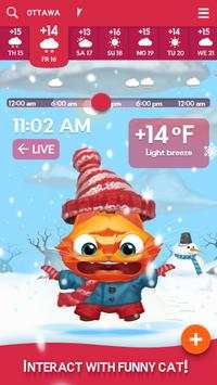 Cat Forecast - Cute Weather скриншот 1
