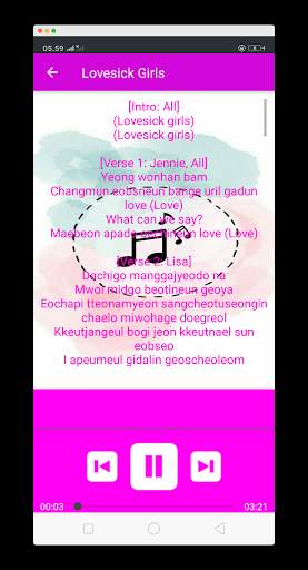 Lovesick Girls - Blackpink Offline Lyrics screenshot 7