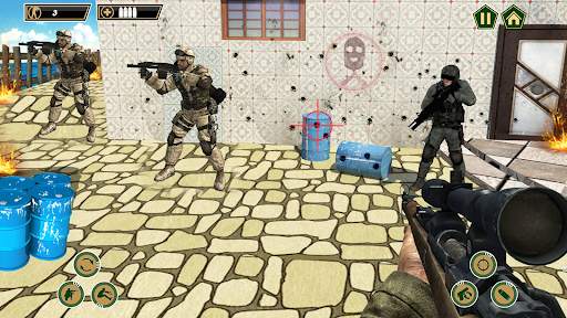 Commando Gun Fire Game screenshot 1