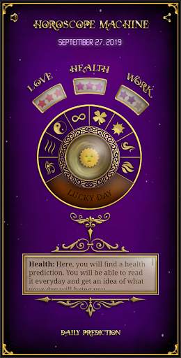 Horoscope machine - Fast horoscope & luck screenshot 1