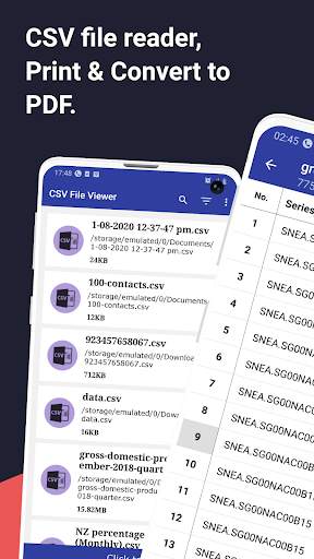 CSV File Viewer скриншот 1