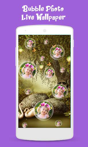 Bubble Photo Live Wallpaper screenshot 7