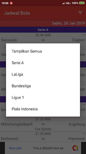 Jadwal Bola TV Indonesia screenshot 2
