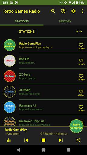 Retro Games Music - 8bit, Chiptune, SID screenshot 1
