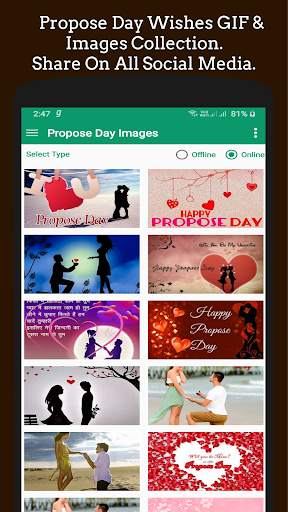 Propose Day GIF & Greeting. 💍 screenshot 1