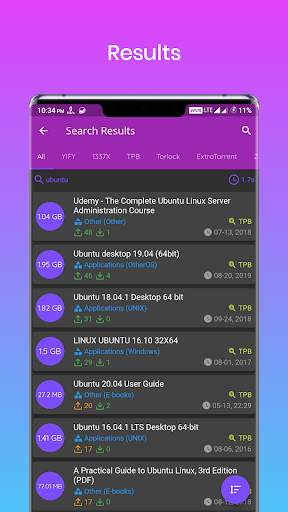 TorrCrow Pro - Torrent Search Engine screenshot 2