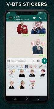 V Stickers for WhatsApp screenshot 2