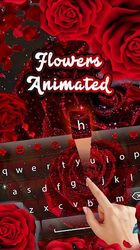 Flowers Animated Keyboard Theme screenshot 4