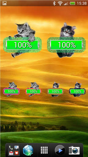Kitten Battery Widget Lite screenshot 2