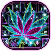 Glow Rasta Weed keyboard 10001002