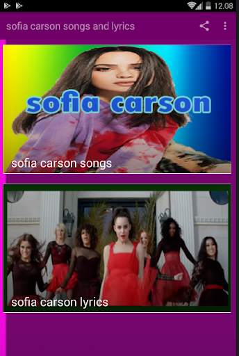 sofia carson songs and lyrics screenshot 1