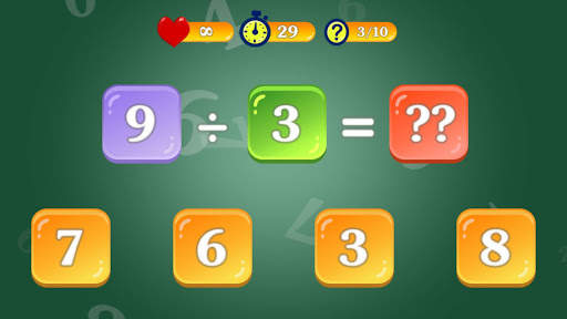 Tablas de multiplicación y división. Formación. screenshot 2