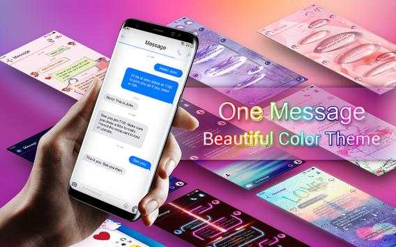 One SMS, MMS - New Emoji, Sticker GIF screenshot 3