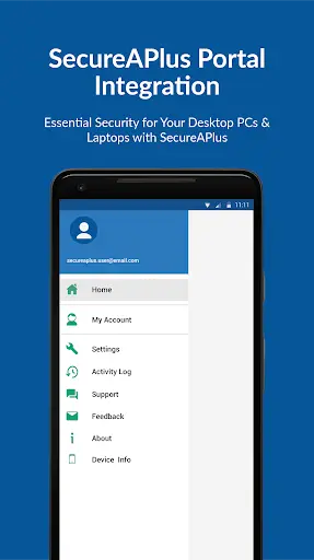 SecureAPlus Antivirus for Android Free स्क्रीनशॉट 5