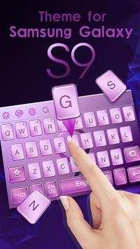 Purple Keyboard for Galaxy S9 स्क्रीनशॉट 2