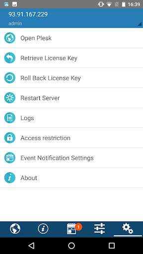 Plesk Mobile screenshot 7