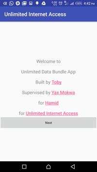 Unlimited Internet Access screenshot 1