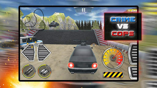 Crime vs Police - Shooting Car Racing 3D screenshot 4