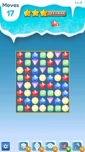 Frozen Match 3 - Candy Mania screenshot 1