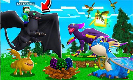 Train your Dragon Mod MC Pocket Edition screenshot 4